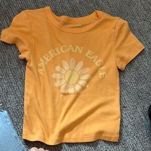American Eagle Outfitters Kids Orange T-Shirt